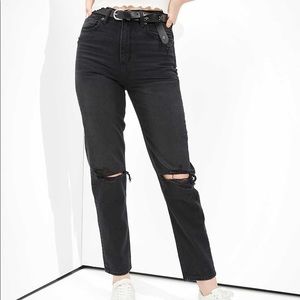 American Eagle Black Mom Jeans